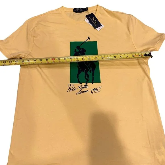 Polo Ralph Lauren Short-Sleeve Big Pony Player Block Graphic Tee, Medium NWT - Picture 7 of 7